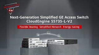 Huawei CloudEngine S5735-L-V2 GE Access Switch: Quiet, Energy-Efficient, Simplified, and Flexible