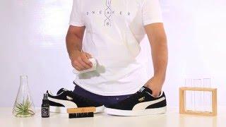 How To Clean Puma Suede Sneakers with Sneaker LAB Sneaker Cleaner | Premium Shoe Cleaner