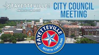 Fayetteville City Council Meeting - April 25 2022