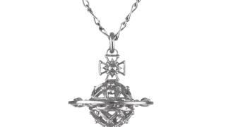 Vivienne Westwood Mabel Orb Small Palladium Pendant Necklace