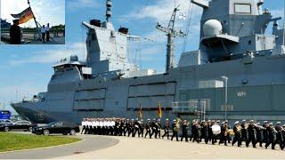 Indienststellung Fregatte "Rheinland-Pfalz" - letzte F125 verstärkt die Deutsche Marine