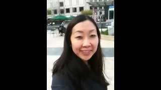 Catherine Poon at Union Square in San Francisco