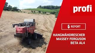 Hangmähdrescher Beta AL4 von Massey Ferguson | profi #Report