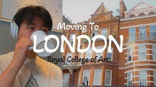 The Day I Moved to London for Art School  Royal College of Art Vlog