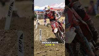 Chase Sexton should've gone in for goggles...