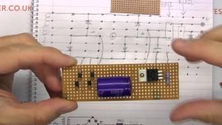 AC to DC Power Supply - Breadboard to Prototype board.