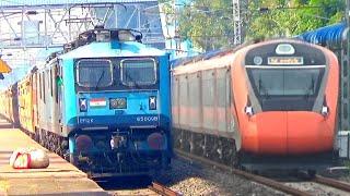  130 KMPH High Speed Train Video Compilation | Most Powerful Train Engine at Full Speed in India