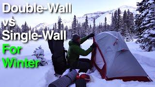 Double Wall vs Single Wall Tents for Winter Camping: Which handles moisture better?