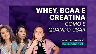 O jeito certo de usar whey, creatina e BCAA