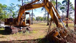 Will it start? CAT Excavator SAT in JUNKYARD 20 years!