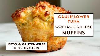 KETO PROTEIN Powerhouse Cauliflower Tuna Muffins You Won't Believe!