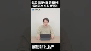 상표 출원부터 등록까지 비용 총 정리 #shorts