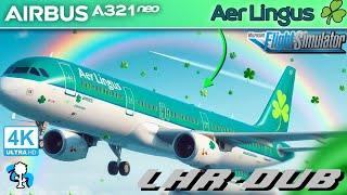 LIVE AER LINGUS A321N Heathrow - Dublin  FULL FLIGHT - Microsoft Flight Simulator 2020