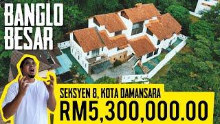 RM5.3 Juta!! Rumah Banglo Besar di Kota Damansara.