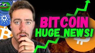 BITCOIN - IT JUST HAPPENED! CRAZY NUMBERS JUST CAME OUT!