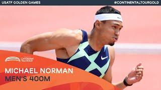 Michael Norman wins in Mt SAC | USATF Golden Games Continental Tour Gold