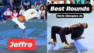 Bboy Jeffro Best Rounds at Olympics 2024