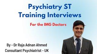 Psychiatry ST Training Interviews UK