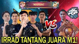 RRQ VS EVOS WANN! IRRAD TANTANG JUARA M1! LAYLA SKYLAR MANIAC!