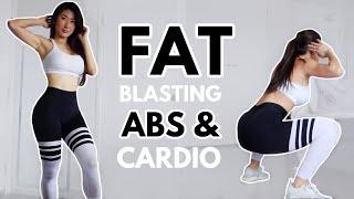 FAT BURNING TUMMY & CARDIO WORKOUT | No Equipment Exercises