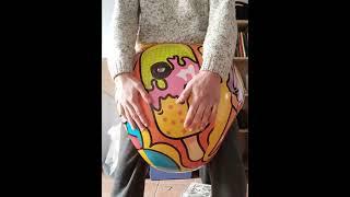 New inflatable beach ball pants short pop art