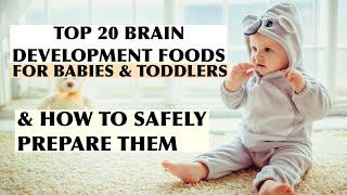 Top 20 foods for baby’s brain development & how to prepare them| Brain food for babies and toddlers