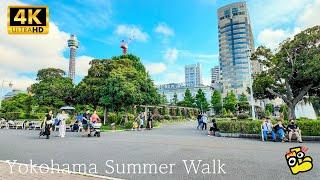 Yokohama Summer Port Walk [4K]