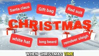 Christmas Vocabulary for Kids: Fun Song to Learn Xmas Words!