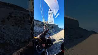 When you control NOTHING ​ #paragliding #sketchy #speedflying #flying #montventoux