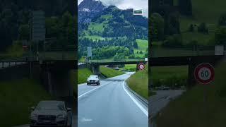 Travelling in green Valley Switzerland Swiss #shorts #travelholic #switzerland #subscribe