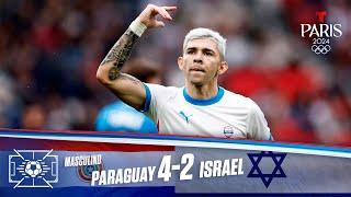 Highlights & Goles: Paraguay vs Israel 4-2 | Juegos Olímpicos París 2024 | Telemundo Deportes