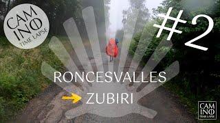 2 Roncesvalles to Zubiri | full etape | Camino Santiago