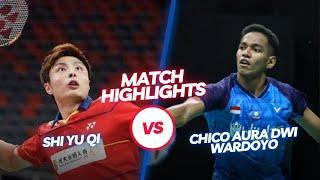 Absolutely Match‼️‼️Shi Yu Qi (CHN) vs Chico Aura Dwi Wardoyo (INA)‼️‼️Throwback Last Match