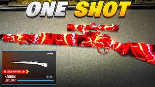 this *ONE SHOT* KAR98 is META in WARZONE 3!  (Best KAR98K Class Setup) - MW3