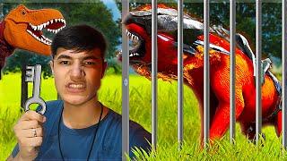 CAPTUREI O LENDÁRIO IMPERIAL LOBO FLAMEJANTE! ARK MEGA ZOOLÓGICO! #14