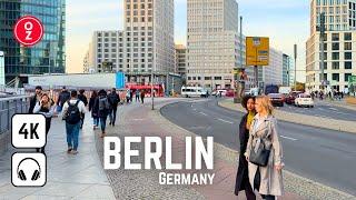 BERLIN - Germany  4K Walking Tour | Iphone 15 Pro  Berlin is getting cold and windy 