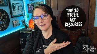 Top 10 FREE Art Resources  Websites You Should Know