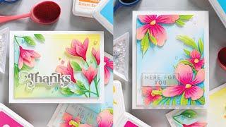 Detail Die Cut Coloring with Inks + Simon's New Release!