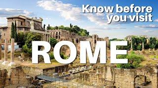 7 TIPS to know before you visit Rome in 2020