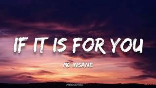 MC Insane - If it is for you (Lyrics) | The heal Album