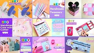 DIY cute stationery ideas / How to make stationery at home / Handmade stationery / school craft