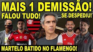 MARTELO BATIDO! FLAMENGO DEFINE NOVA CASA! DEMISSÃO NO MENGÃO! ALERTA EM CONTRATO DA ADIDAS! E+