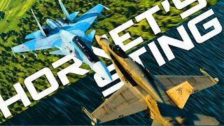 Hornets Sting Trailer Rundown - F-18A, F-18C, Su-30SM(2?)