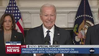 Biden says 14 Americans killed, others taken hostage in Hamas attacks: 'We stand with Israel'