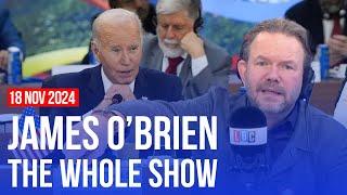 Biden gives Ukraine green light to use US missiles inside Russia | James O’Brien - The Whole Show