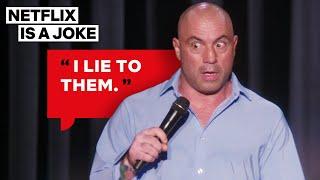 How High Joe Rogan Talks To His Kids | Netflix Is A Joke