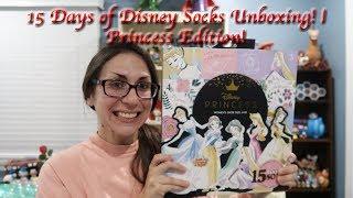 15 Days of Disney Socks Unboxing! | Princess Edition!