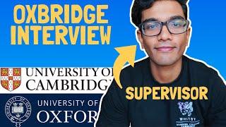 How to ace the Oxbridge Interview | Past Questions & Tips from a Cambridge Supervisor