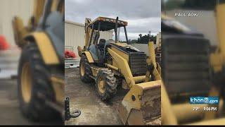 Big Island police ask for public's help after several backhoe thefts reported