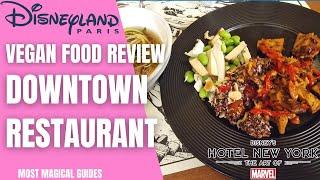 Downtown Restaurant Disneyland Paris Vegan Food Review